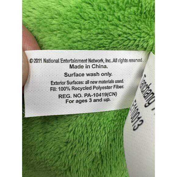 Pink Lamb Sheep Plush W/ Embroidered Flowers Front 9.5” Stuffed Animal Colorful - Picture 11 of 12